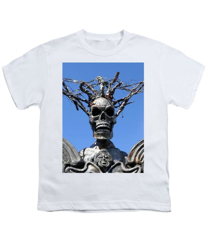 "Skull Warrior Stare" - Youth T-Shirt - Fry1Productions