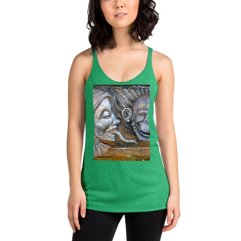 Snakily Speaking V3 - Women's Racerback Tank Top - Fry1Productions