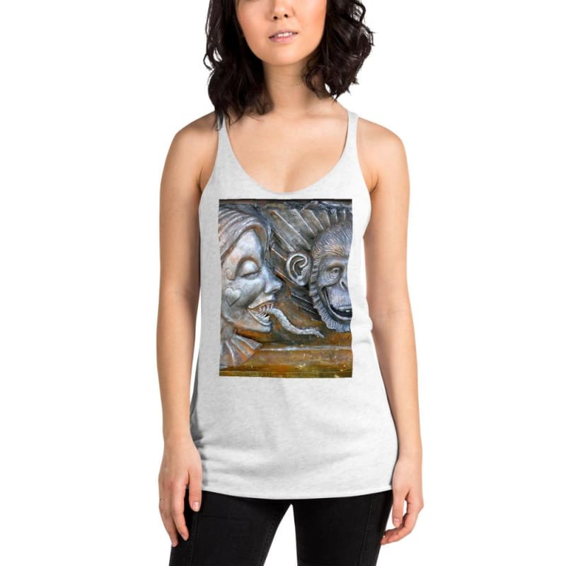 Snakily Speaking V3 - Women's Racerback Tank Top - Fry1Productions