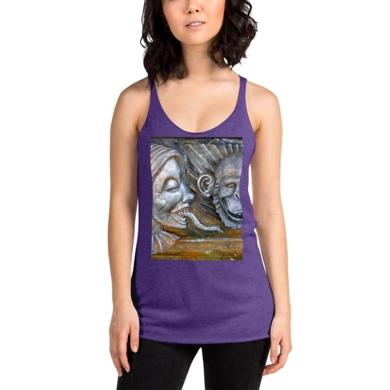 Snakily Speaking V3 - Women's Racerback Tank Top - Fry1Productions