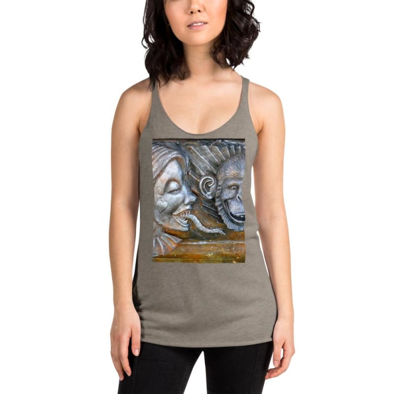 Snakily Speaking V3 - Women's Racerback Tank Top - Fry1Productions