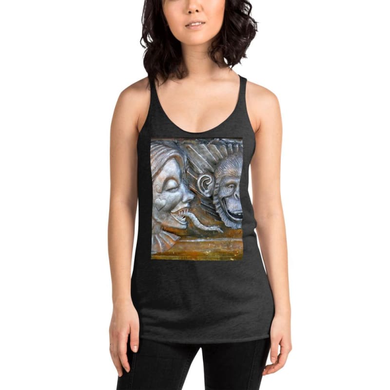 Snakily Speaking V3 - Women's Racerback Tank Top - Fry1Productions