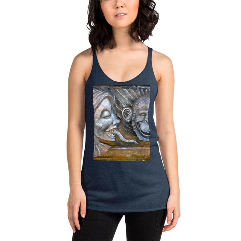 Snakily Speaking V3 - Women's Racerback Tank Top - Fry1Productions