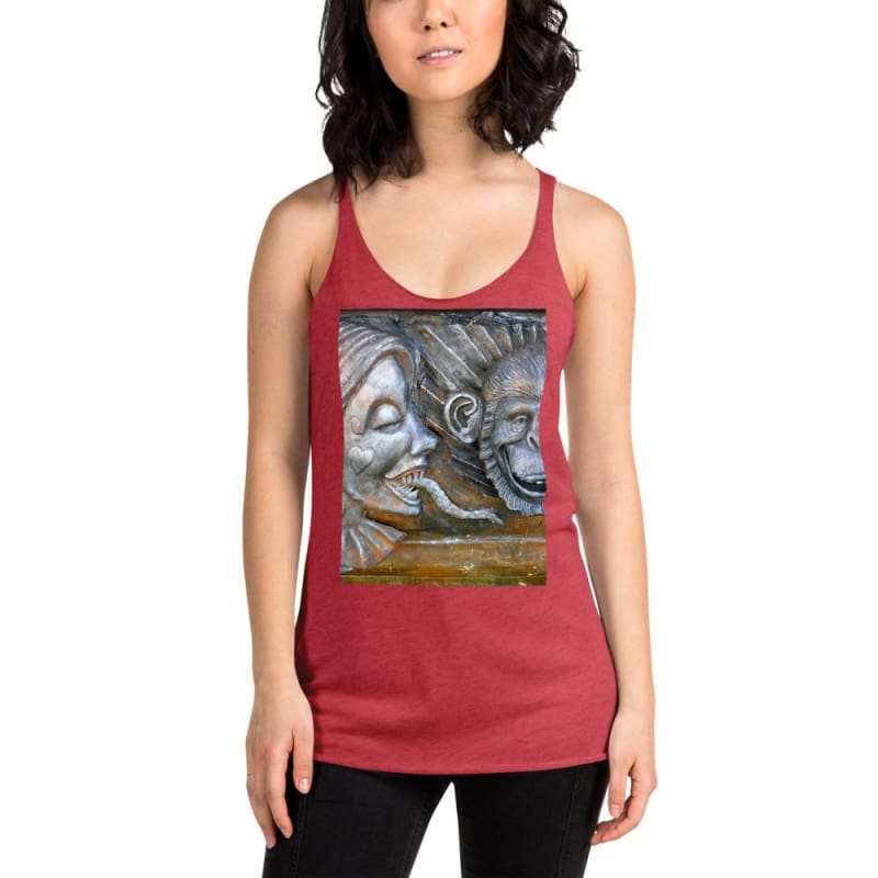 Snakily Speaking V3 - Women's Racerback Tank Top - Fry1Productions