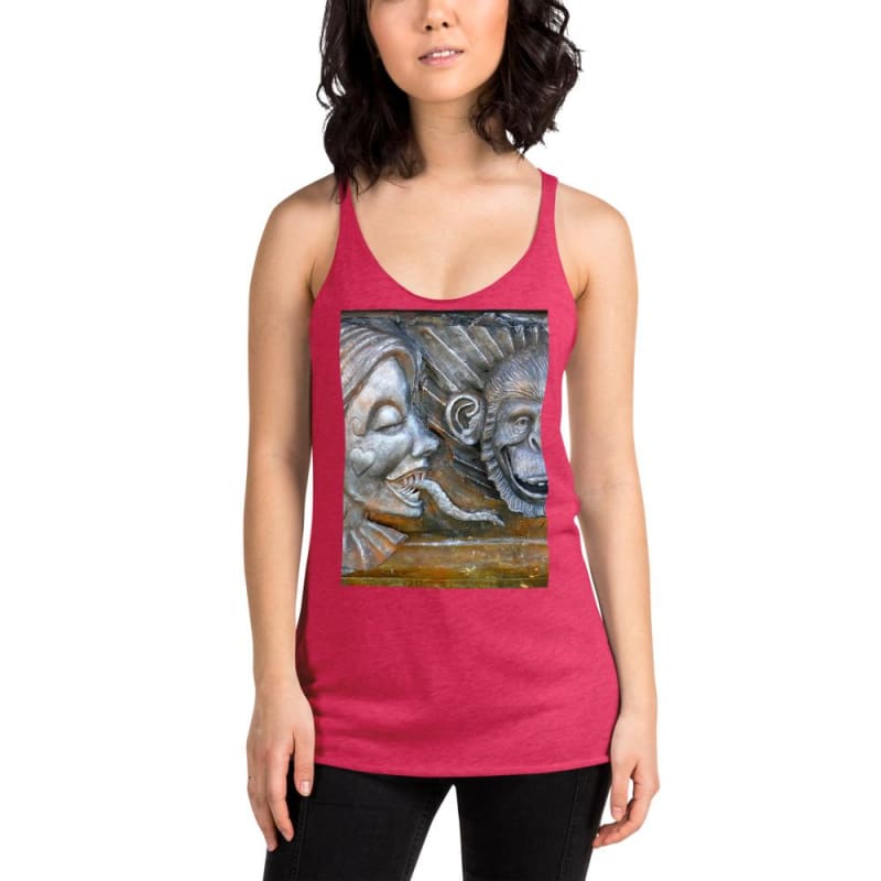 Snakily Speaking V3 - Women's Racerback Tank Top - Fry1Productions