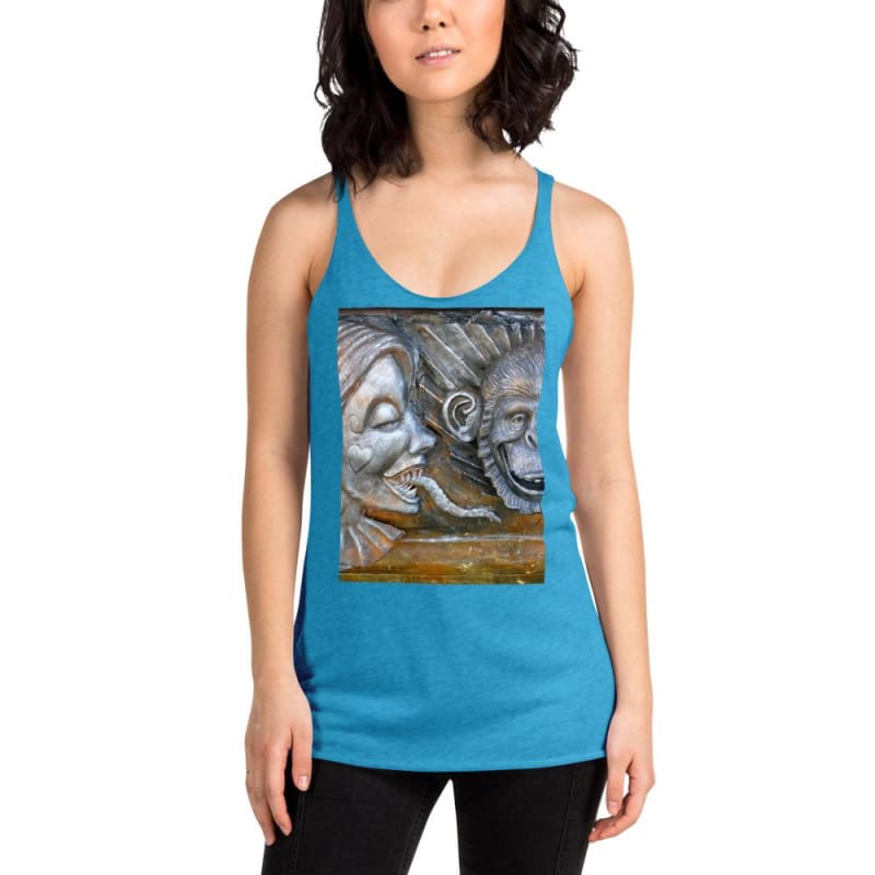 Snakily Speaking V3 - Women's Racerback Tank Top - Fry1Productions