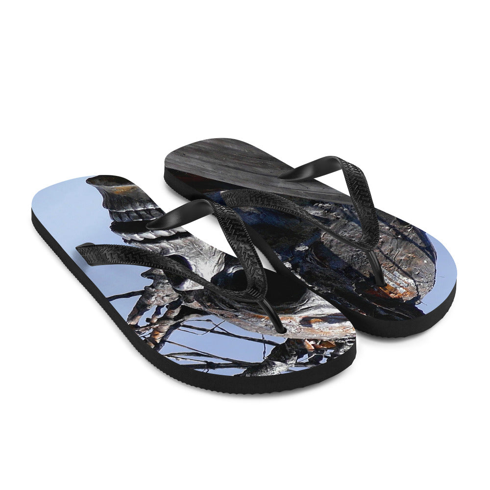 Skull Warrior - Flip-Flops - Fry1Productions