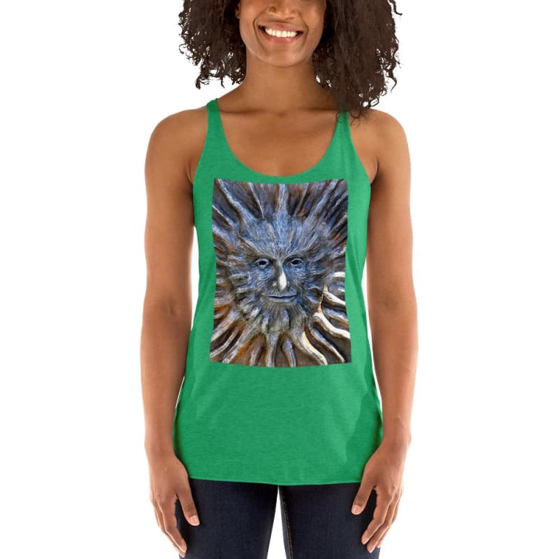 Sun God - Women's Racerback Tank Top - Fry1Productions