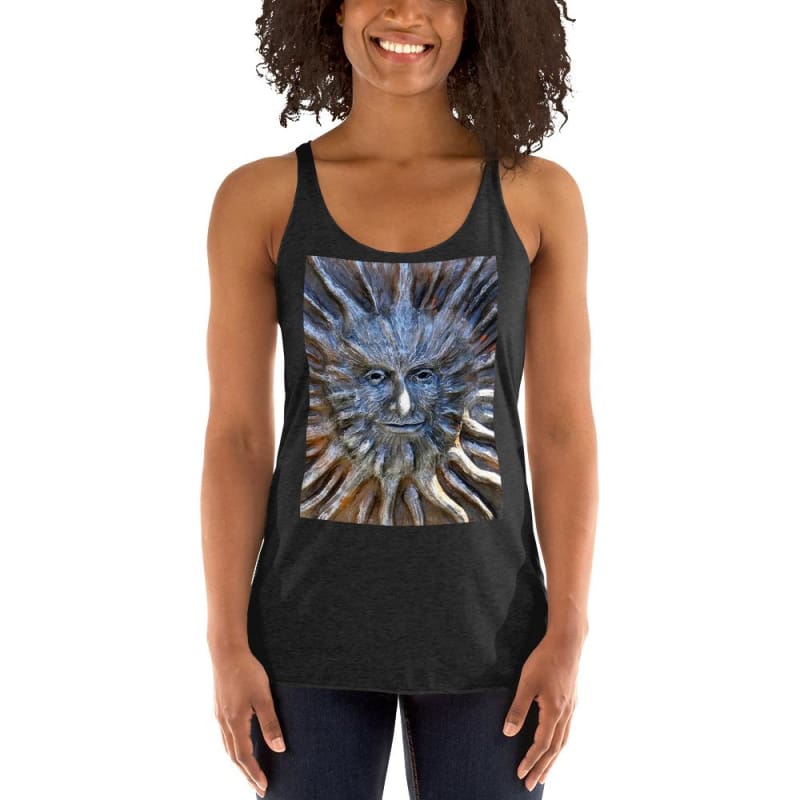 Sun God - Women's Racerback Tank Top - Fry1Productions