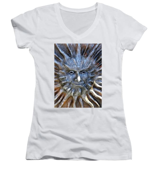 "Sun God" - Women's V-Neck - Fry1Productions