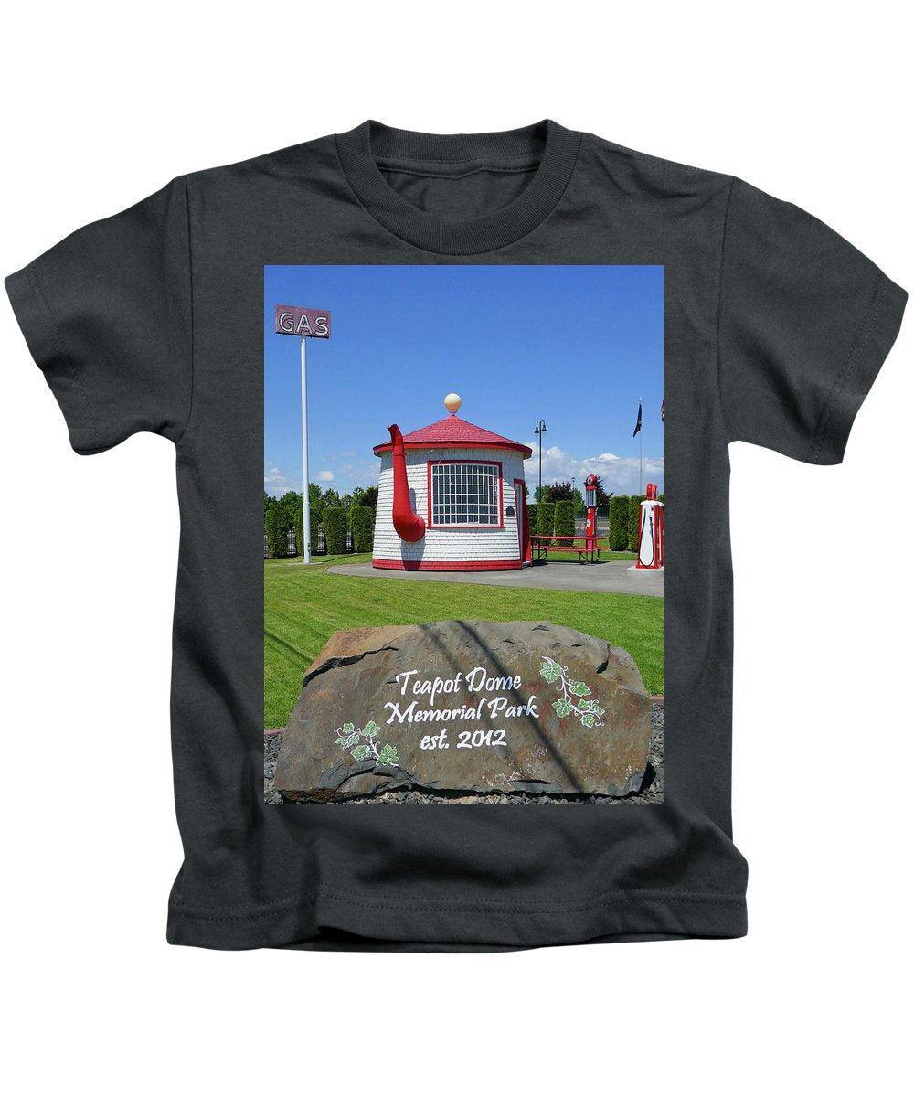 Teapot Dome Memorial Park - Kids T-Shirt - Fry1Productions