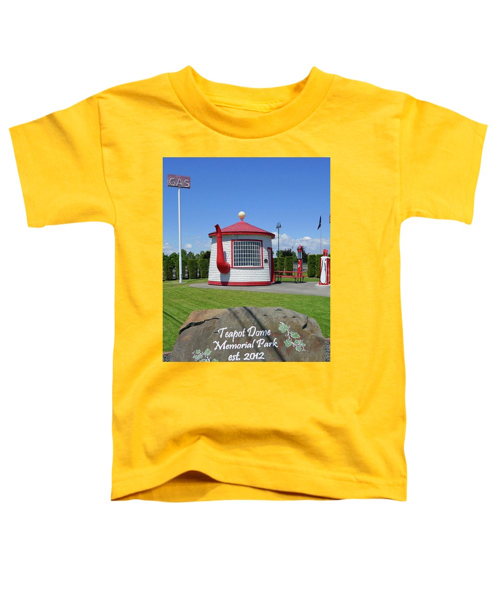 Teapot Dome Memorial Park - Toddler T-Shirt - Fry1Productions
