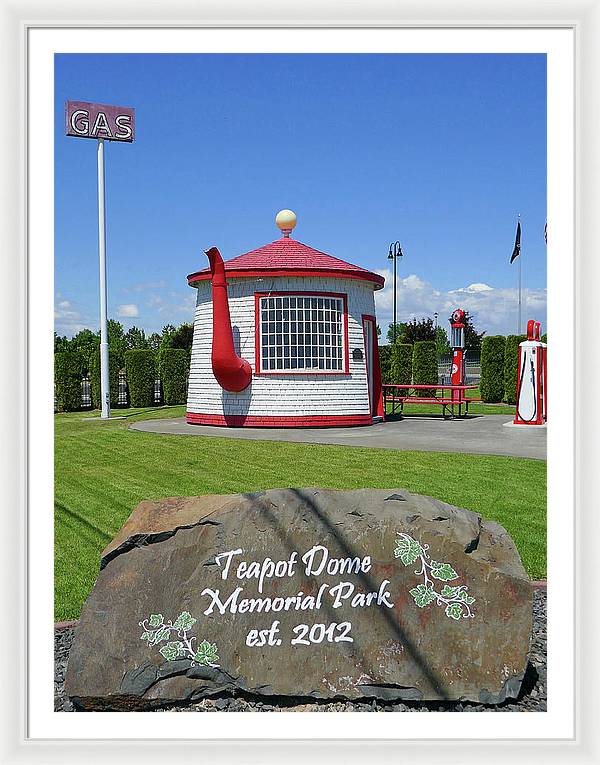 Teapot Dome Memorial Park - Framed Print - Fry1Productions