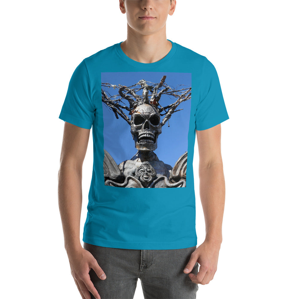 "Skull Warrior Stare" - Unisex Premium T-Shirt - Fry1Productions