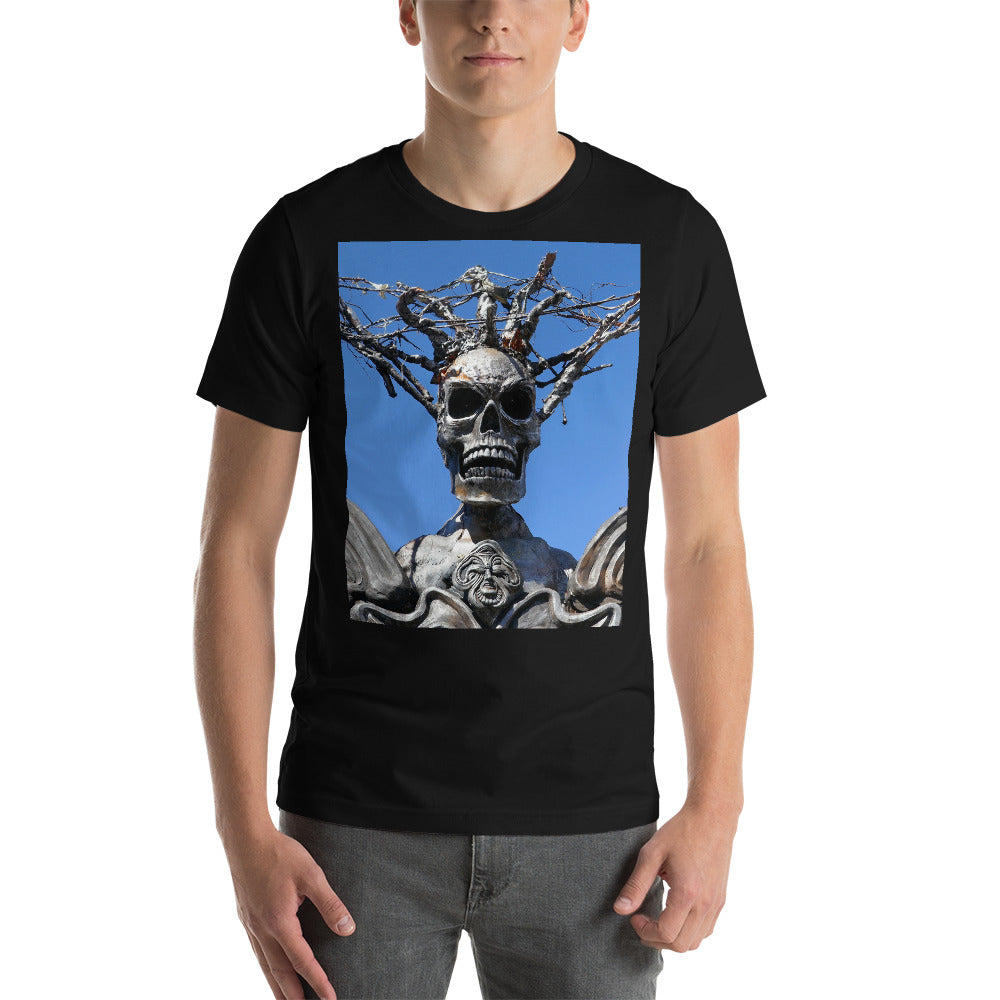 "Skull Warrior Stare" - Unisex Premium T-Shirt - Fry1Productions