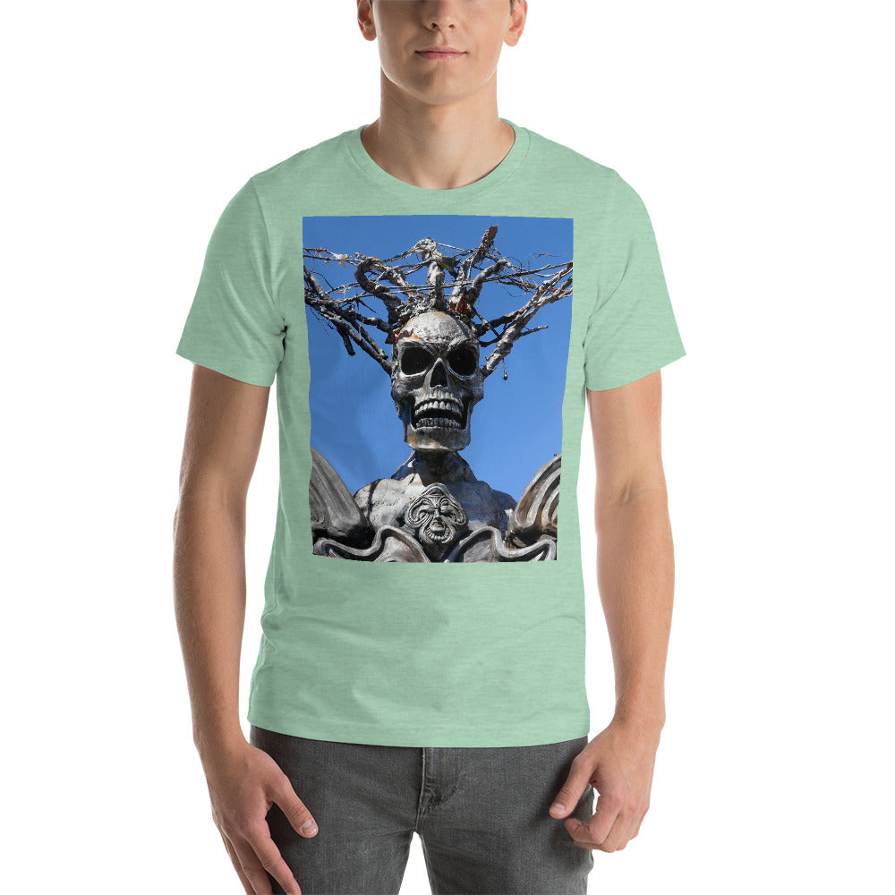 "Skull Warrior Stare" - Unisex Premium T-Shirt - Fry1Productions
