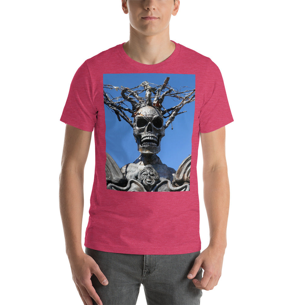 "Skull Warrior Stare" - Unisex Premium T-Shirt - Fry1Productions
