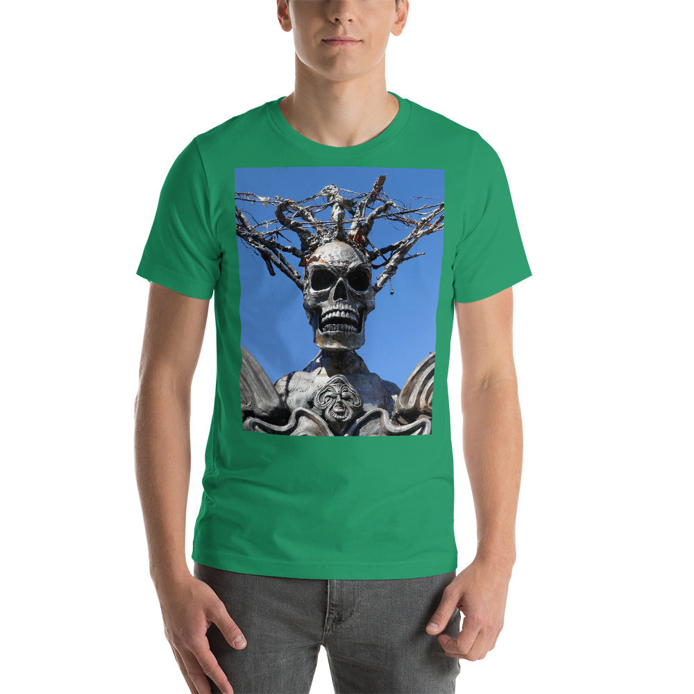 "Skull Warrior Stare" - Unisex Premium T-Shirt - Fry1Productions