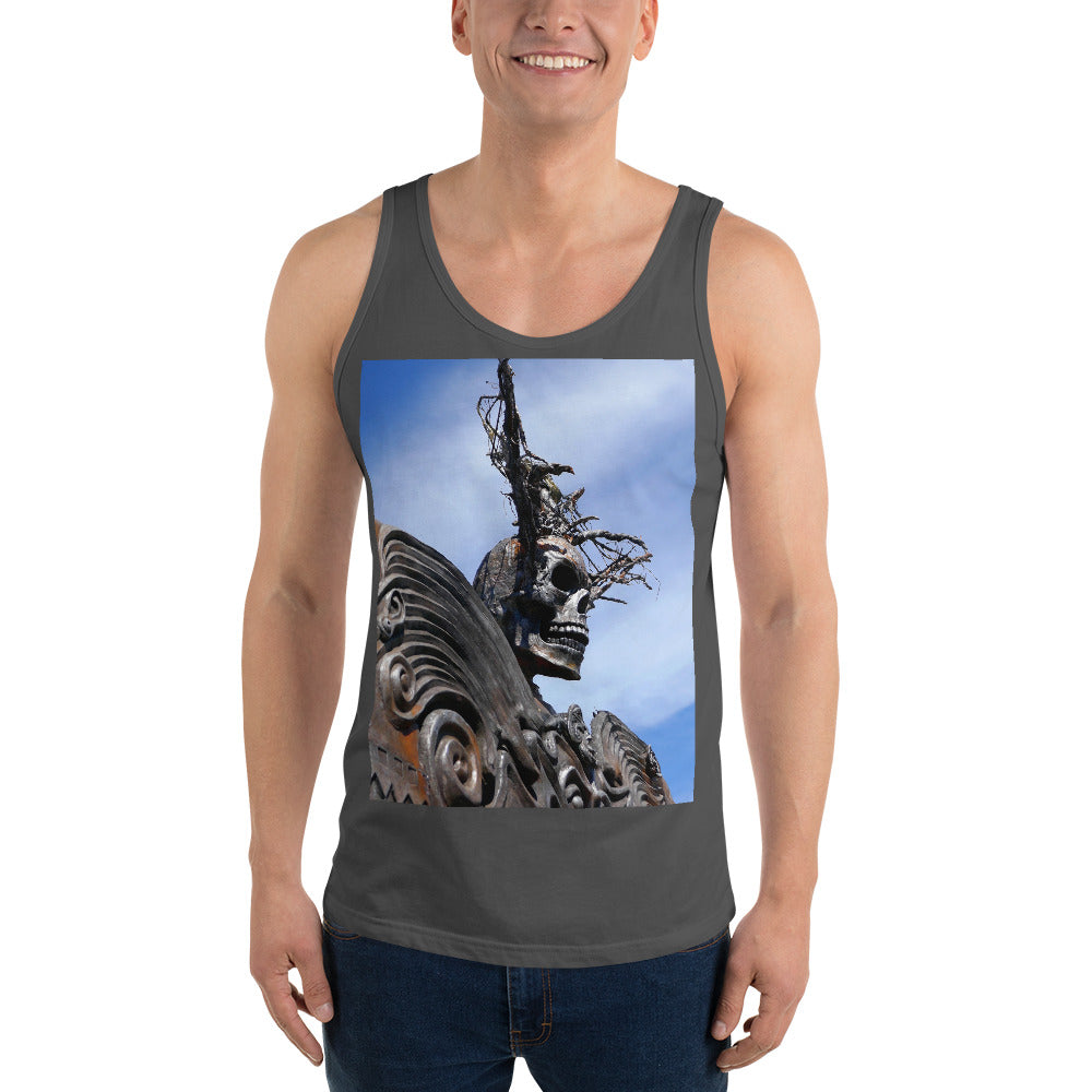 "Skull Warrior" - Unisex Premium Tank Top - Fry1Productions