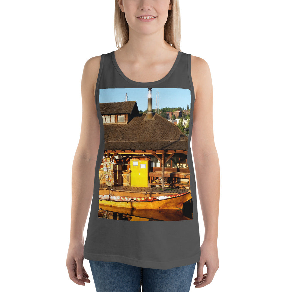 "Q'il'bid Awe" - Unisex Premium Tank Top - Fry1Productions