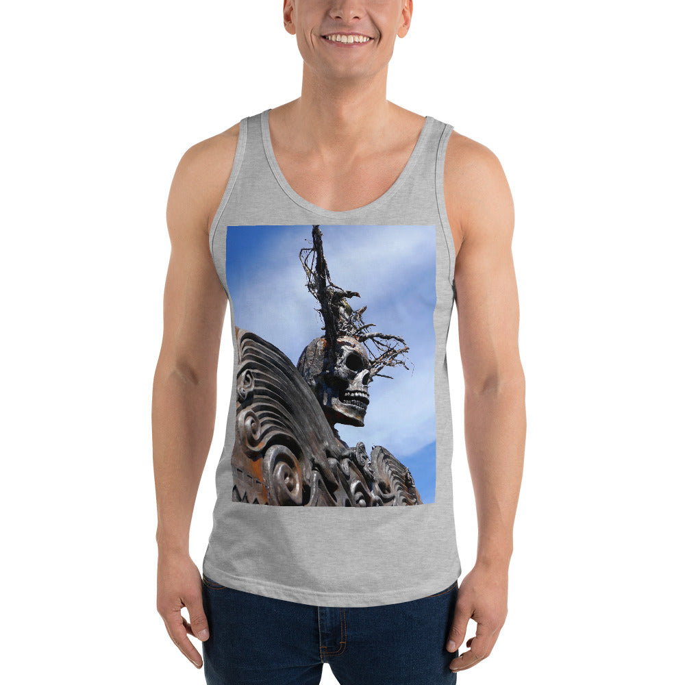 "Skull Warrior" - Unisex Premium Tank Top - Fry1Productions