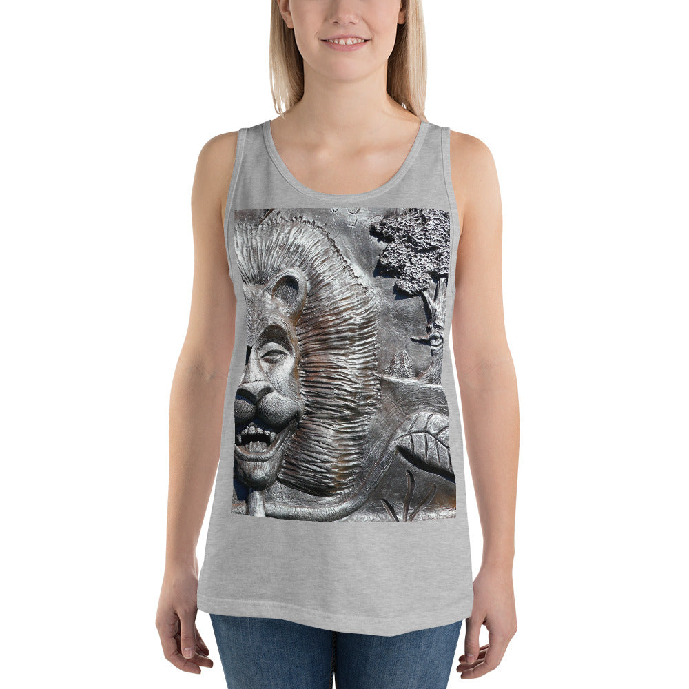 "Lion's Friends Forever v3" - Unisex Premium Tank Top - Fry1Productions