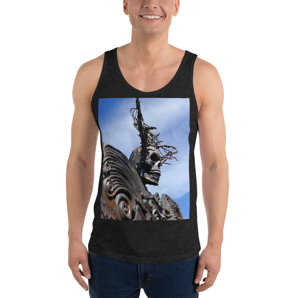 "Skull Warrior" - Unisex Premium Tank Top - Fry1Productions
