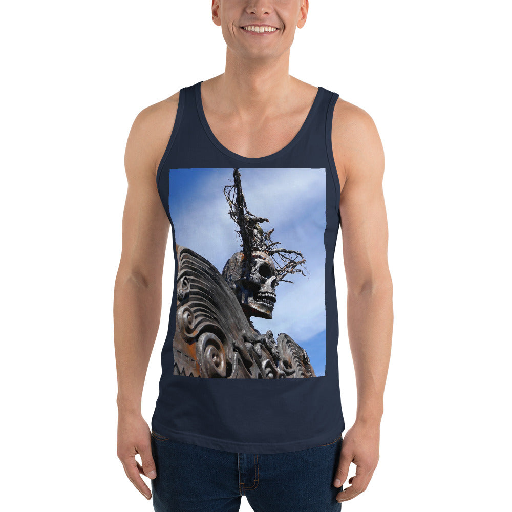 "Skull Warrior" - Unisex Premium Tank Top - Fry1Productions