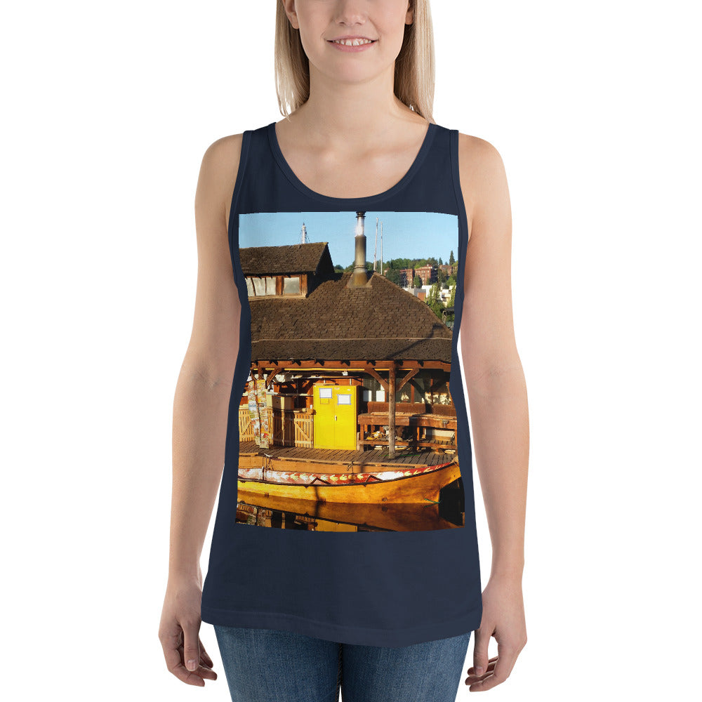"Q'il'bid Awe" - Unisex Premium Tank Top - Fry1Productions