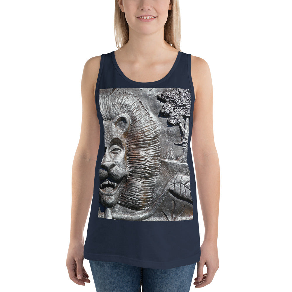 "Lion's Friends Forever v3" - Unisex Premium Tank Top - Fry1Productions