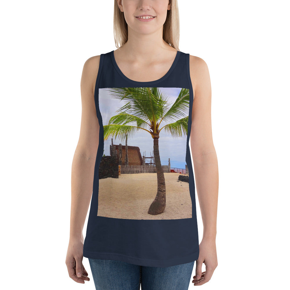 "Florescence Hale O Keawe" - Unisex Premium Tank Top - Fry1Productions