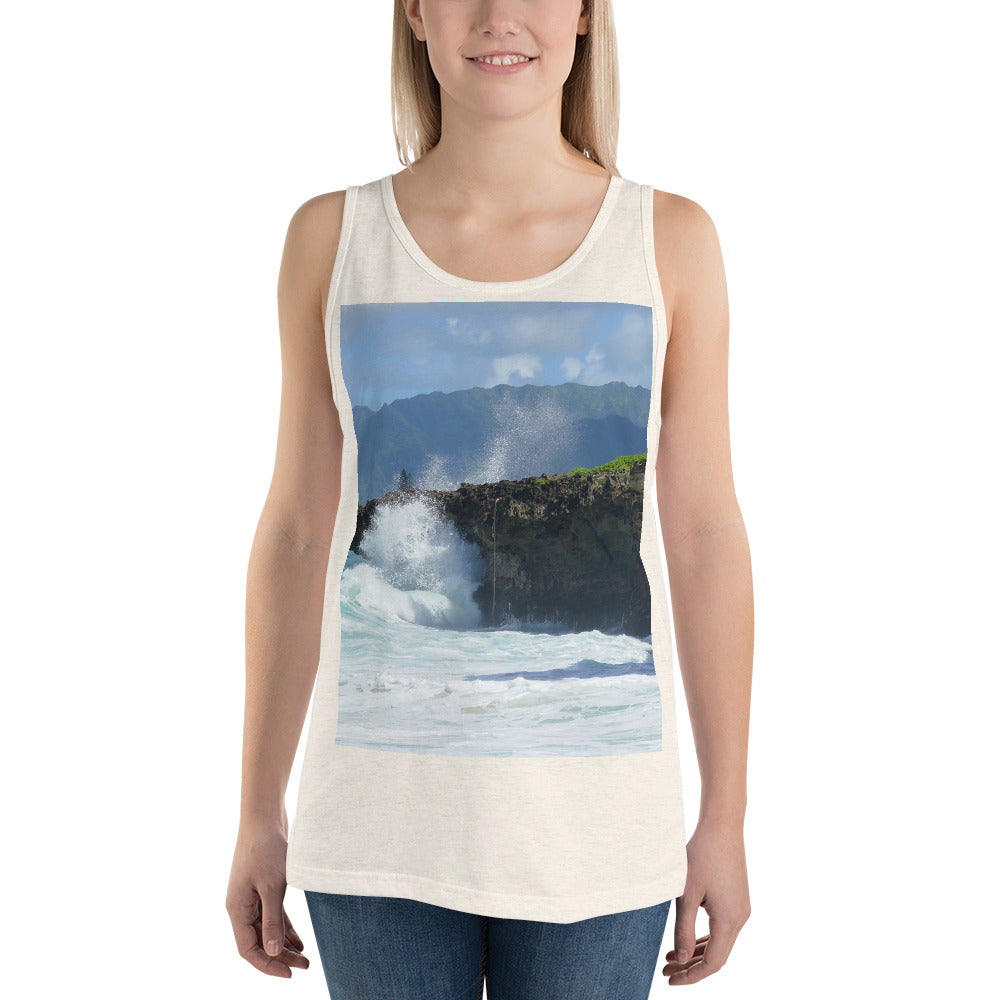 "Rockin Surfer's Rope" - Unisex Premium Tank Top - Fry1Productions