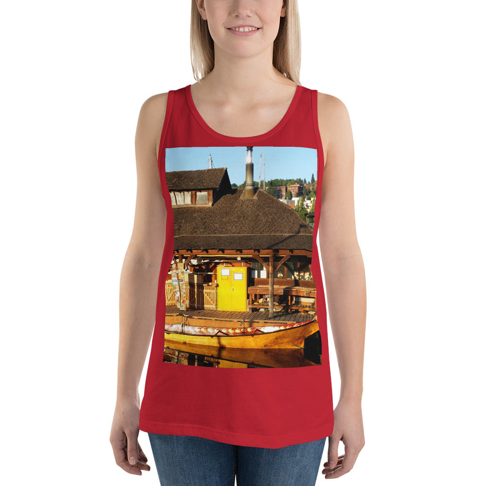 "Q'il'bid Awe" - Unisex Premium Tank Top - Fry1Productions