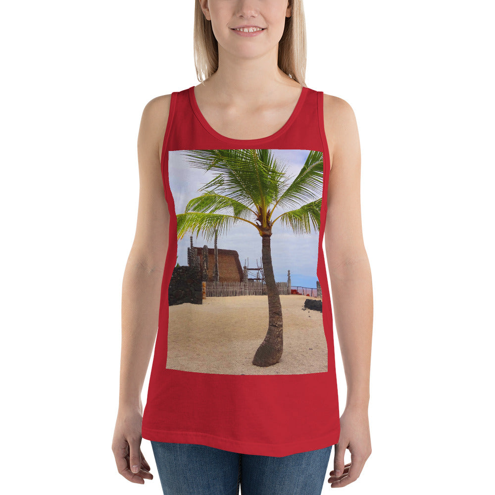 "Florescence Hale O Keawe" - Unisex Premium Tank Top - Fry1Productions