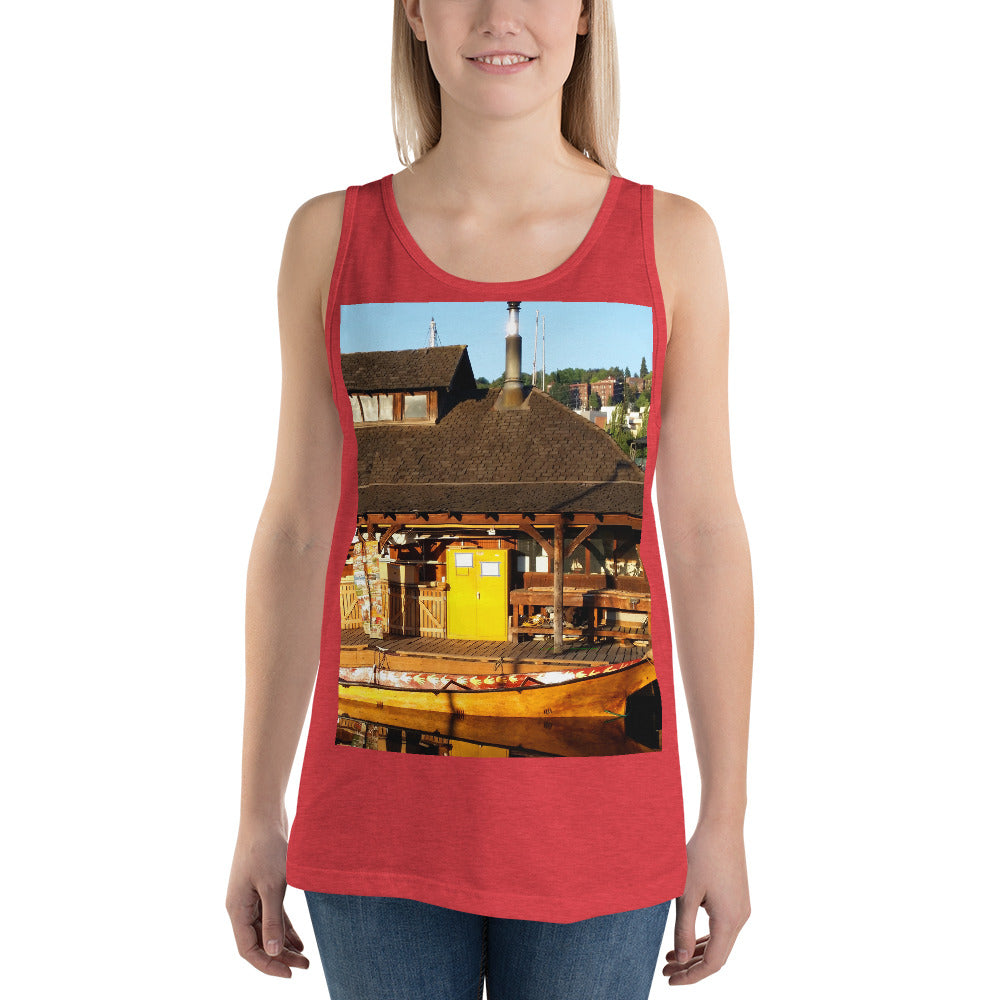 "Q'il'bid Awe" - Unisex Premium Tank Top - Fry1Productions
