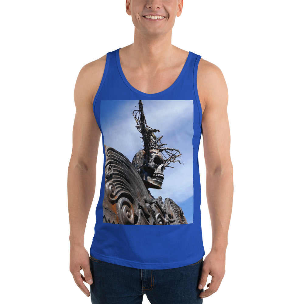"Skull Warrior" - Unisex Premium Tank Top - Fry1Productions