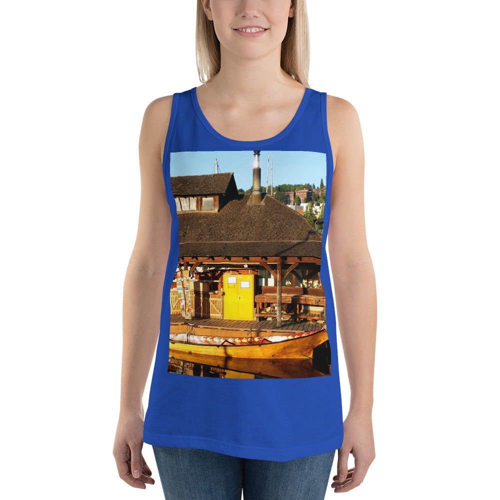 "Q'il'bid Awe" - Unisex Premium Tank Top - Fry1Productions