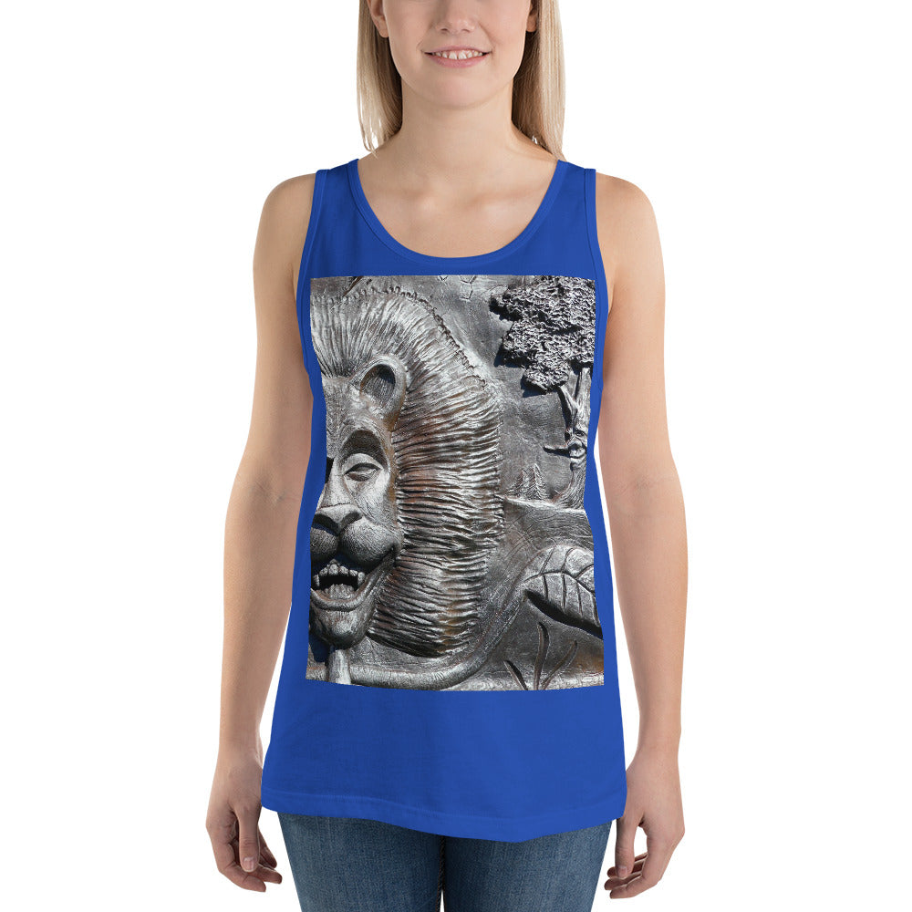 "Lion's Friends Forever v3" - Unisex Premium Tank Top - Fry1Productions