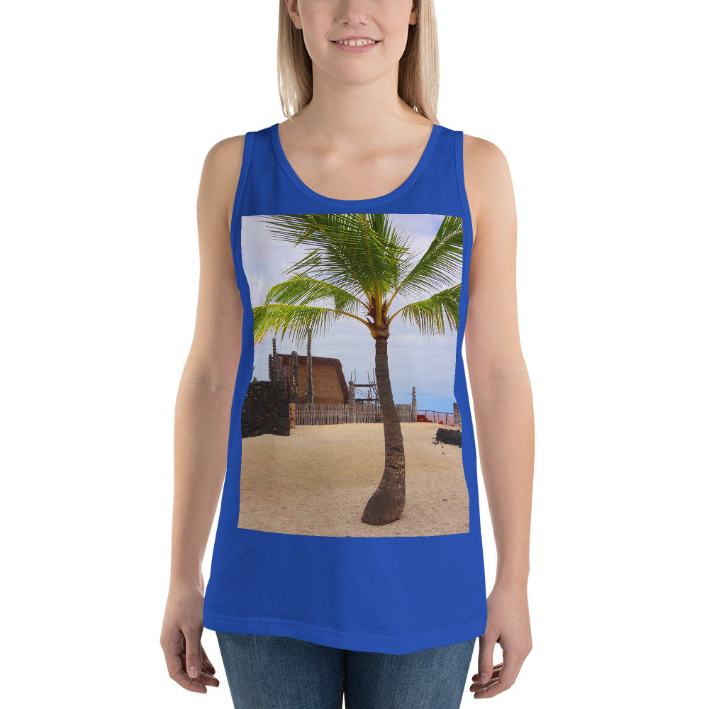 "Florescence Hale O Keawe" - Unisex Premium Tank Top - Fry1Productions