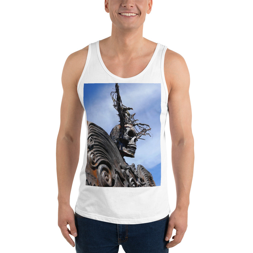 "Skull Warrior" - Unisex Premium Tank Top - Fry1Productions