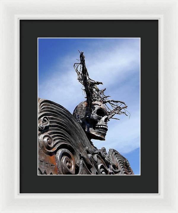 Skull Warrior - Framed Print - Fry1Productions