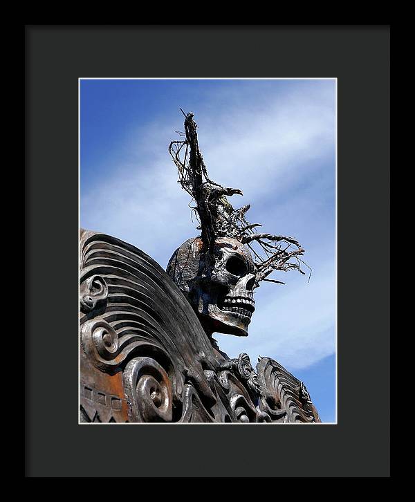 Skull Warrior - Framed Print - Fry1Productions