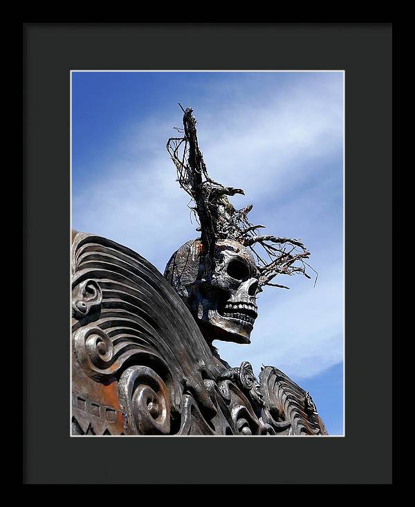 Skull Warrior - Framed Print - Fry1Productions