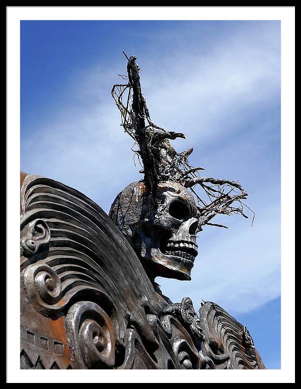 Skull Warrior - Framed Print - Fry1Productions