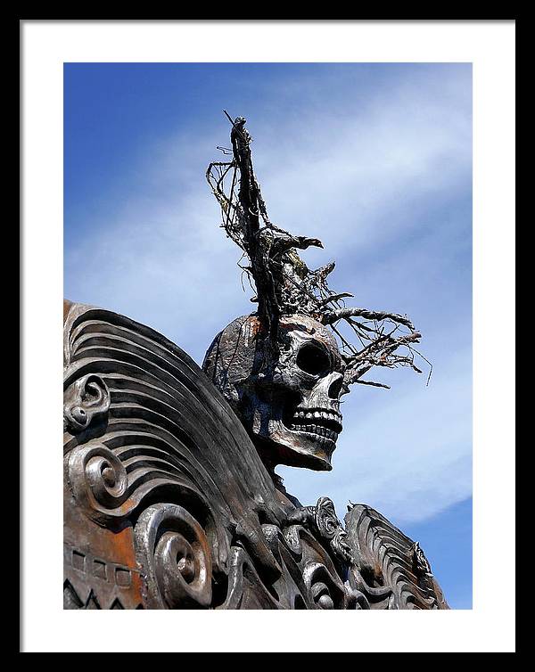 Skull Warrior - Framed Print - Fry1Productions