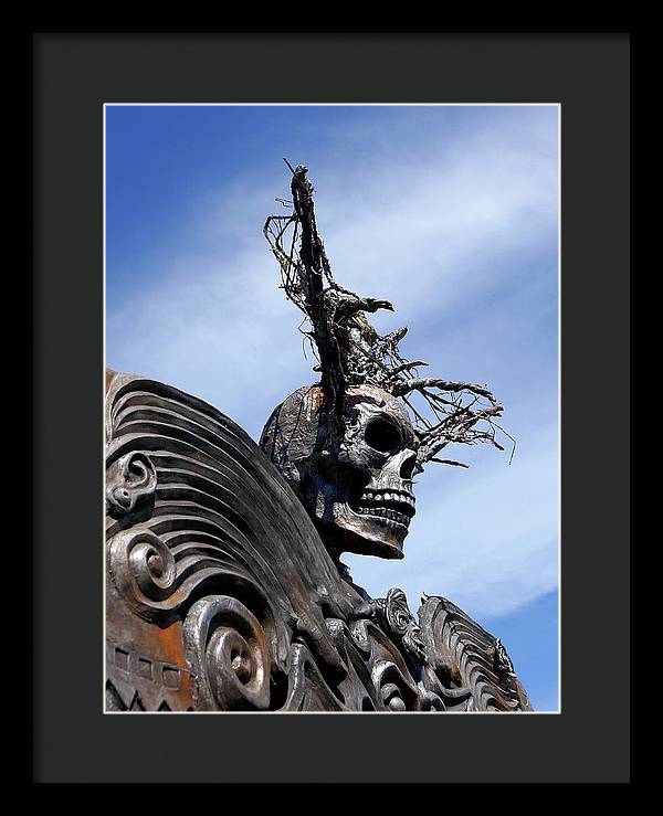 Skull Warrior - Framed Print - Fry1Productions