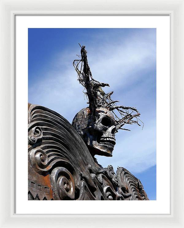 Skull Warrior - Framed Print - Fry1Productions