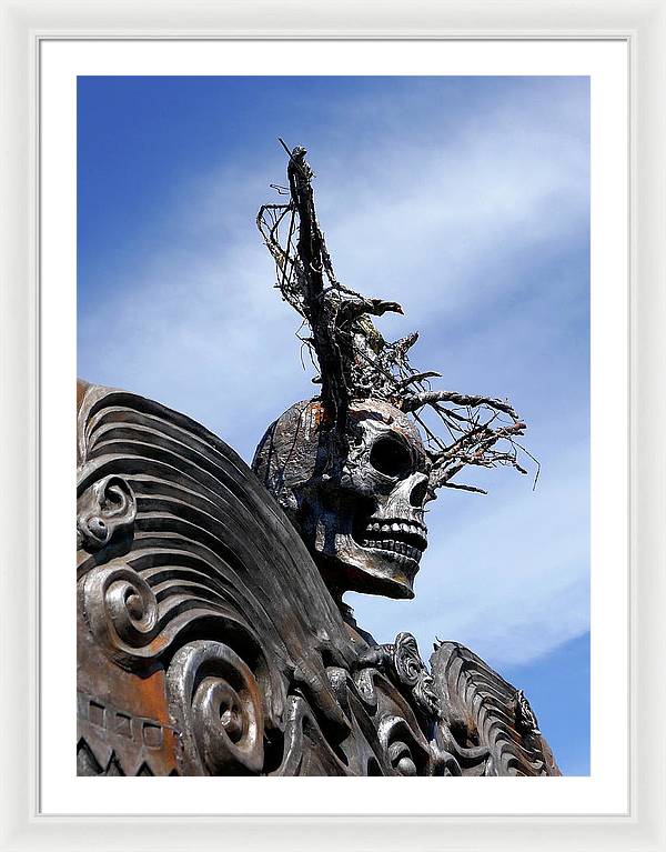 Skull Warrior - Framed Print - Fry1Productions