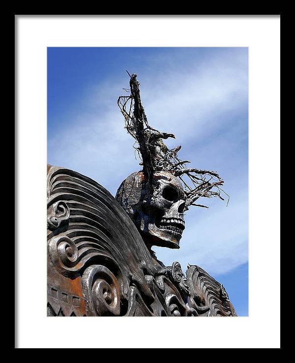 Skull Warrior - Framed Print - Fry1Productions