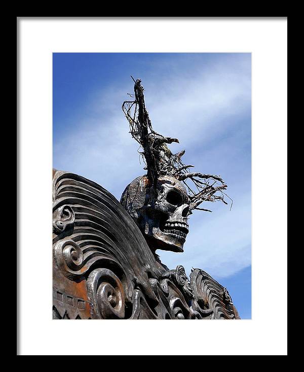 Skull Warrior - Framed Print - Fry1Productions